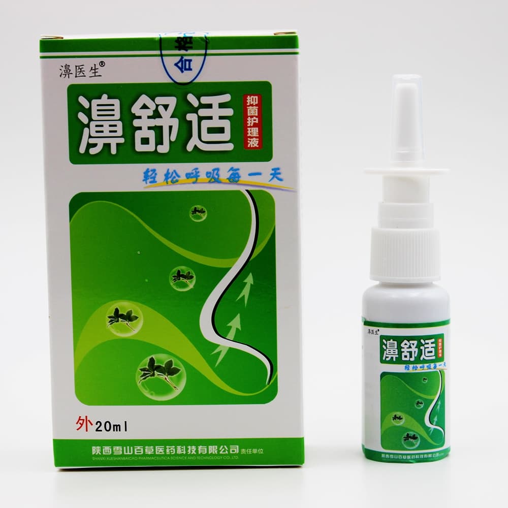 Pulverizador nasal para el cuidado de la nariz, rinitis y sinusitis crónica