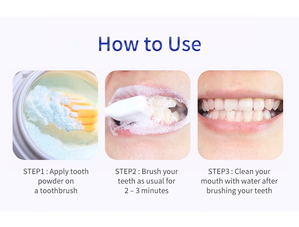 Polvo para blanquear los dientes, esencia en Perla Natural